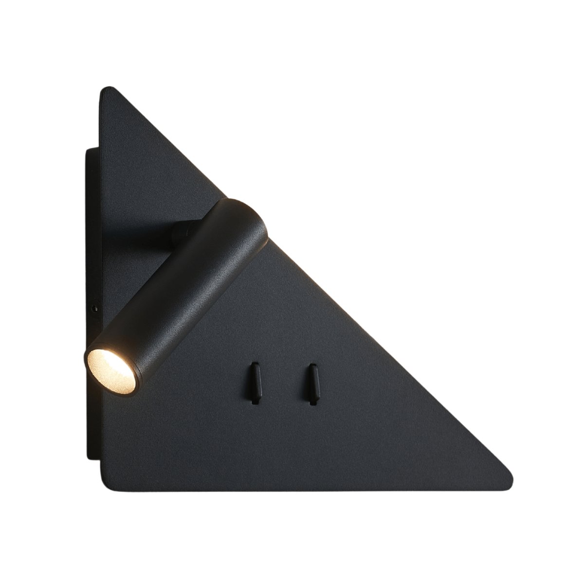 Applique triangle liseuse gauche LED - ELARIS noir, KOSILUM