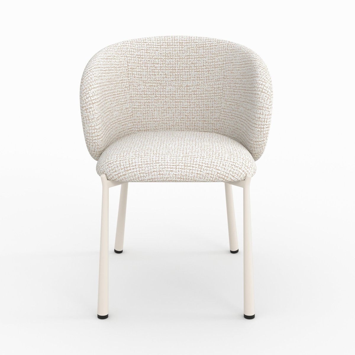 Chaises Danaë en tissu - DANAË écru, MAISON PAVANE