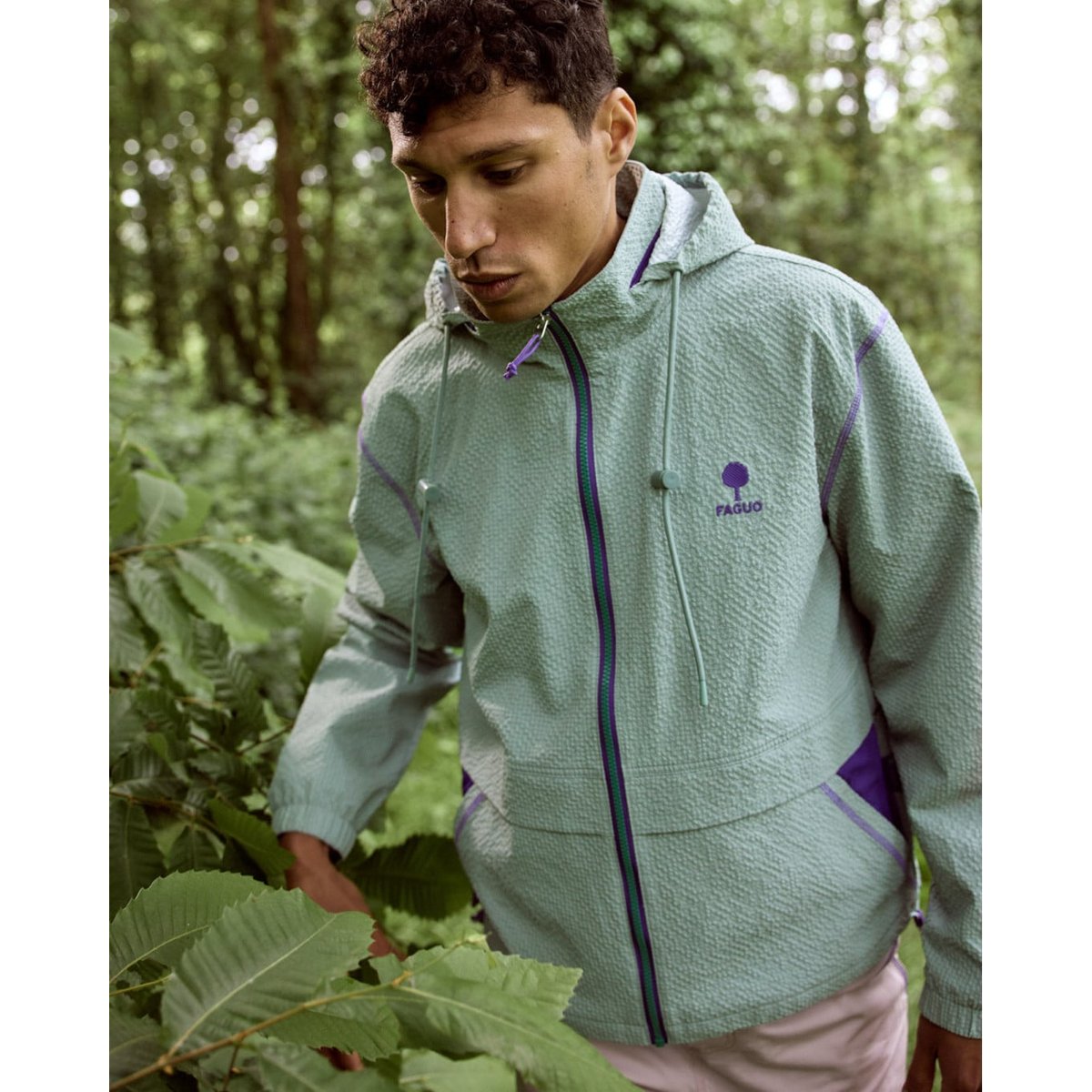 Imperméable HUELGOAT OTD vert clair, FAGUO