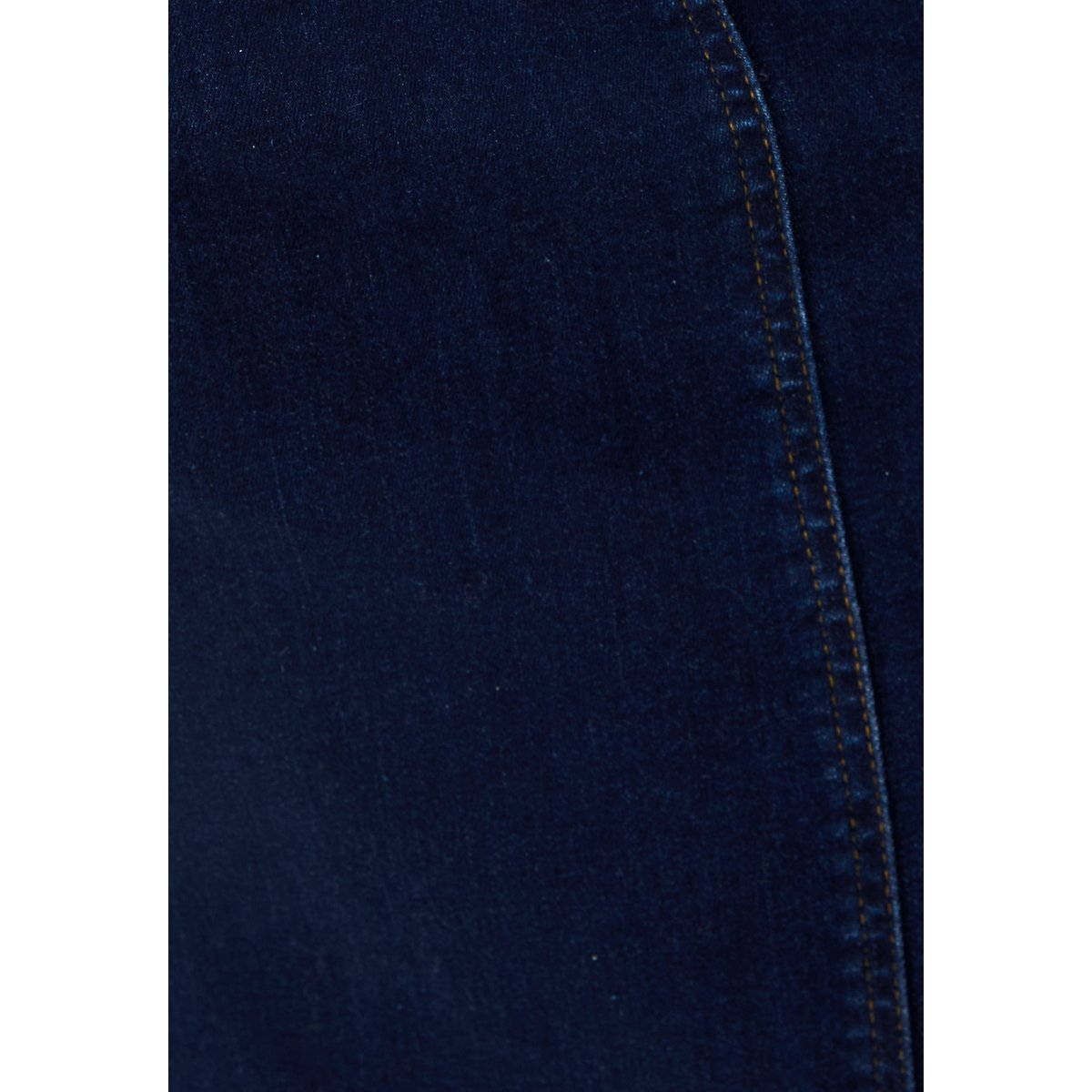 Jupe denim droite bleu denim foncé, DAMART