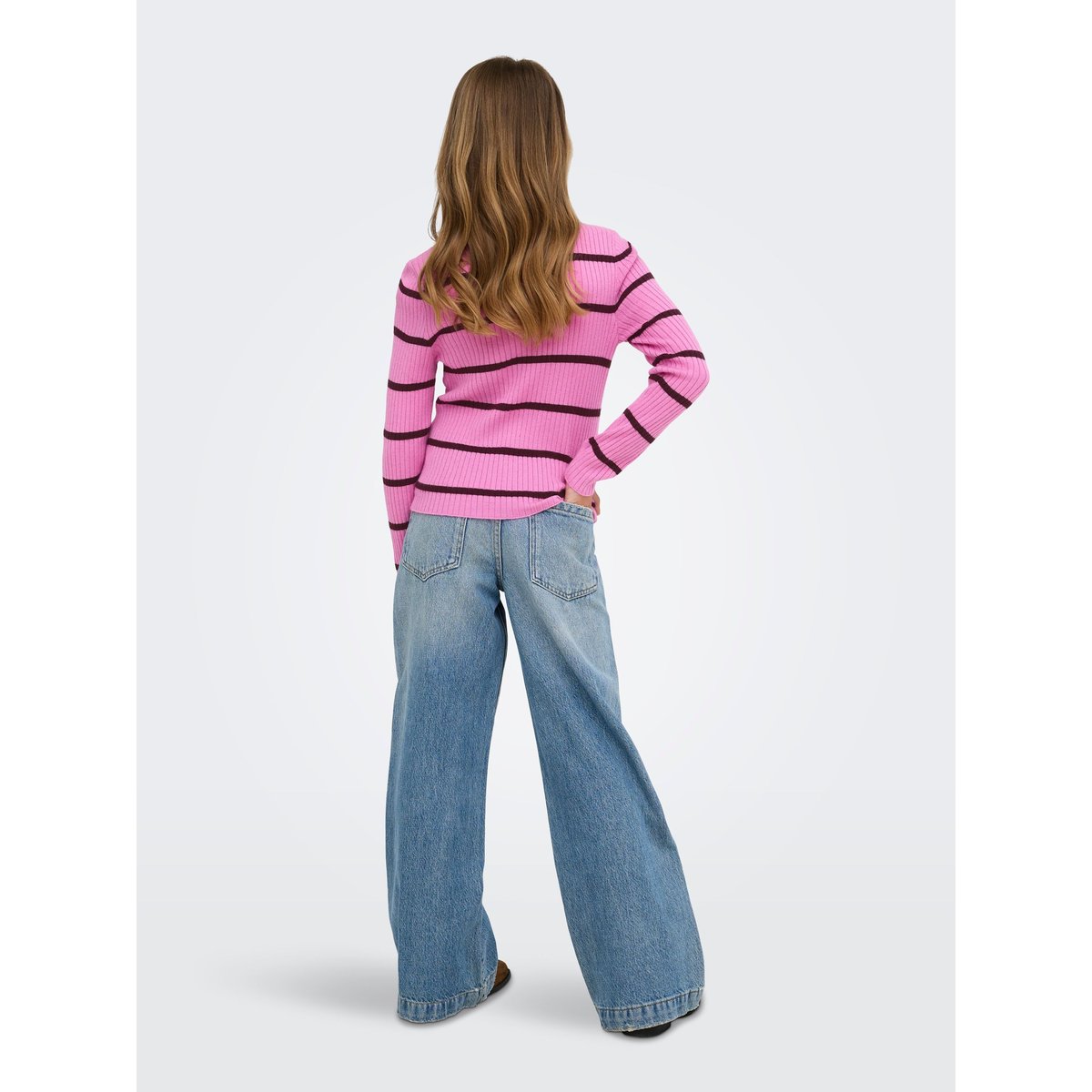 Pull En Maille cyclamen, KIDS ONLY