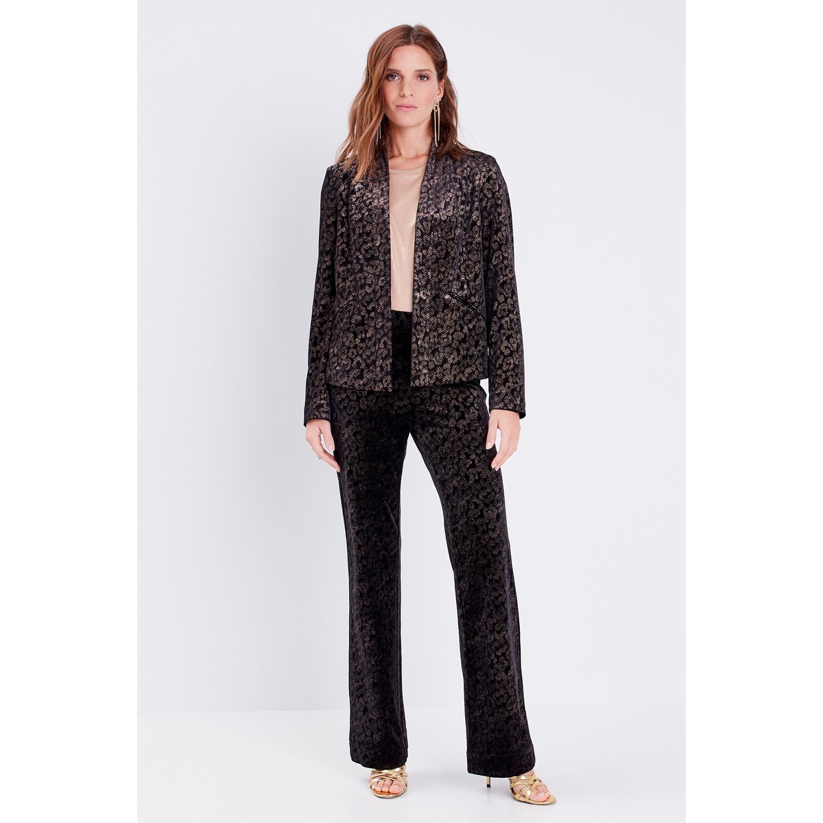 Veste droite velours noir, BREAL