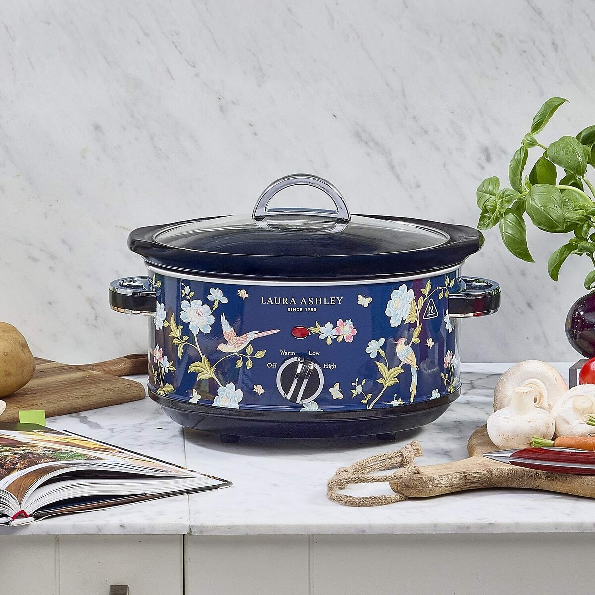 Laura Ashley 3.5L Slow Cooker - VQSLWC3 blue, LAURA ASHLEY