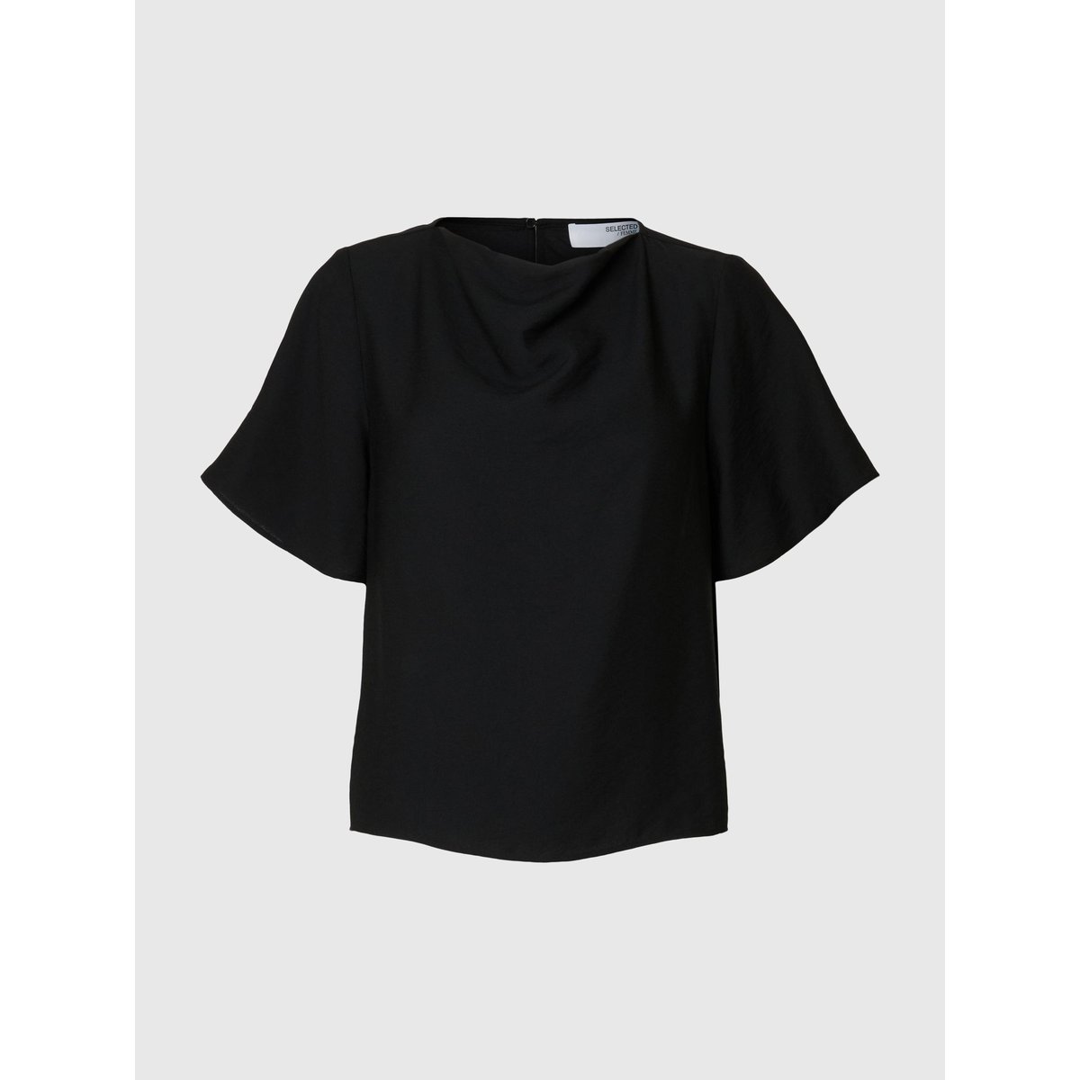 Top À Manches Courtes noir - black, SELECTED