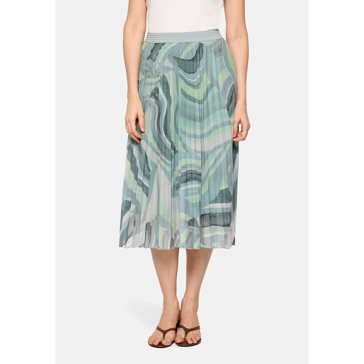 Jupe plissée à élastique mint/green, BETTY BARCLAY