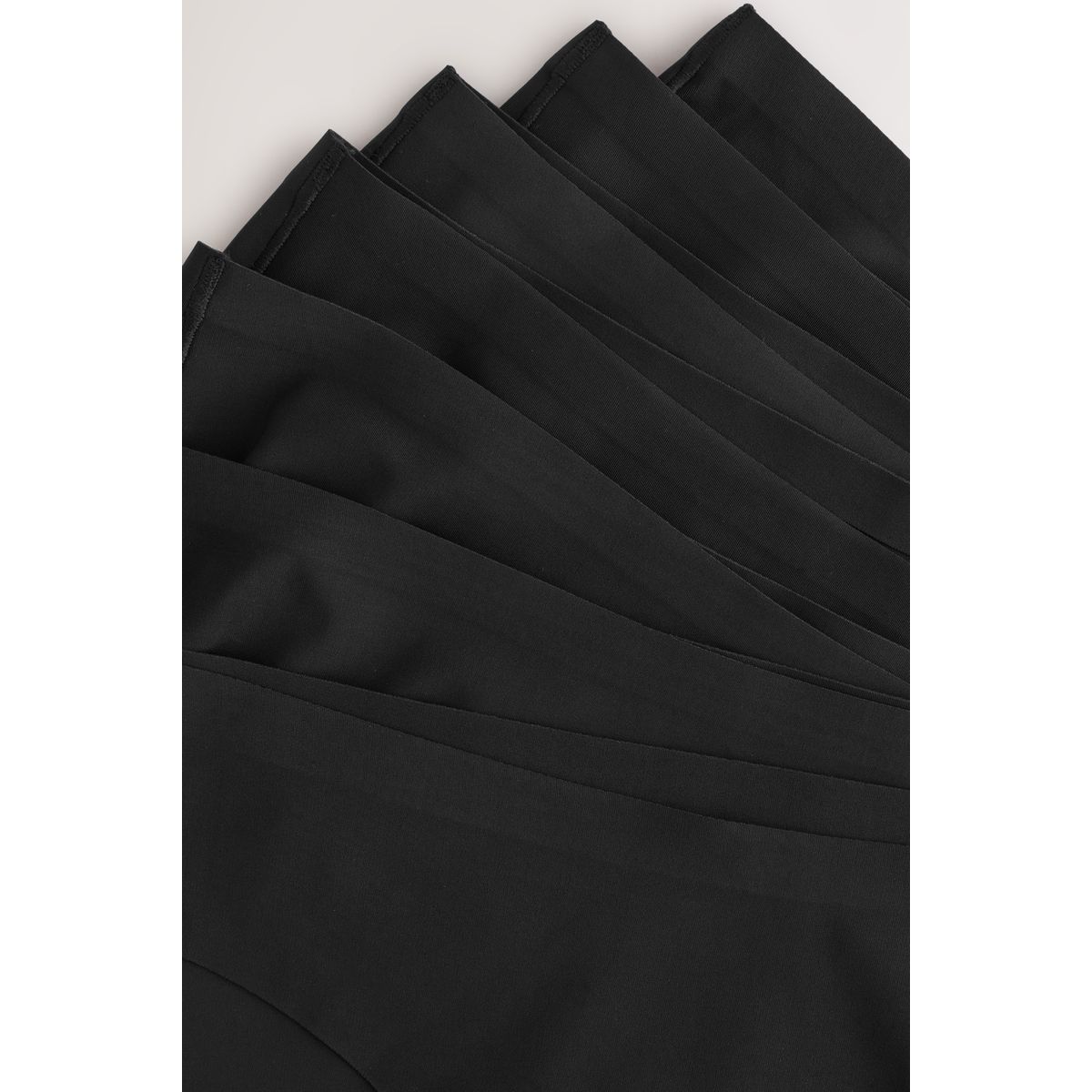 Culotte invisible confortable, lot de 7 noir, NEXT