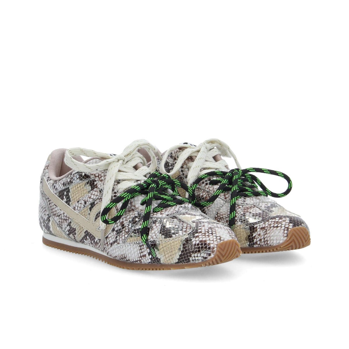 EVO RUN W SNAKE KISS DORÉ - Collier orné de Cristaux Swarovski® inclus doré, NO NAME