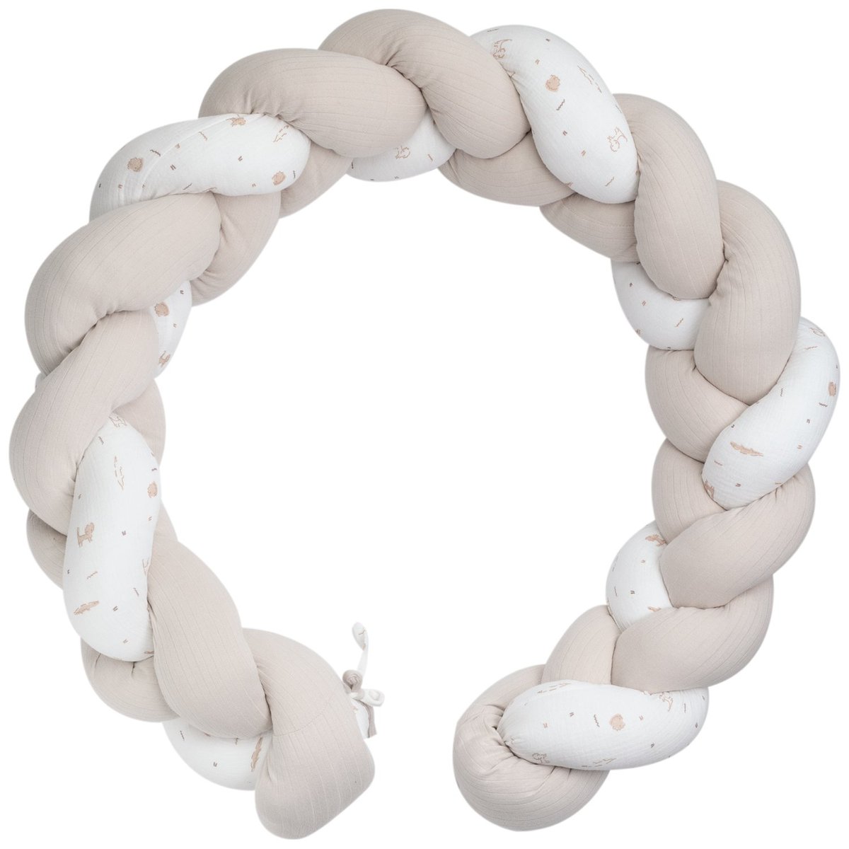 Tresse décorative blanc, beige, TROIS KILOS SEPT