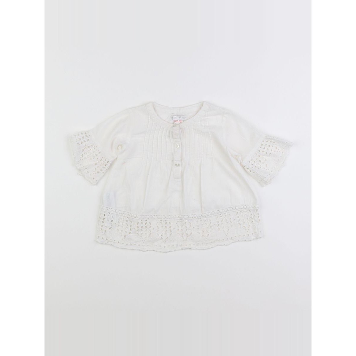 Blouse - Etat satisfaisant blanc, MANGO