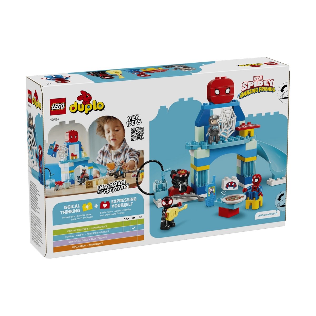 Le quartier général de l'équipe Spidey multicolore, LEGO