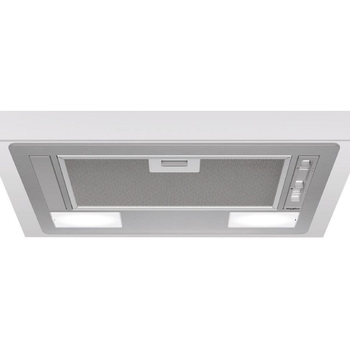 Hotte encastrable WCT64FLSX inox, WHIRLPOOL