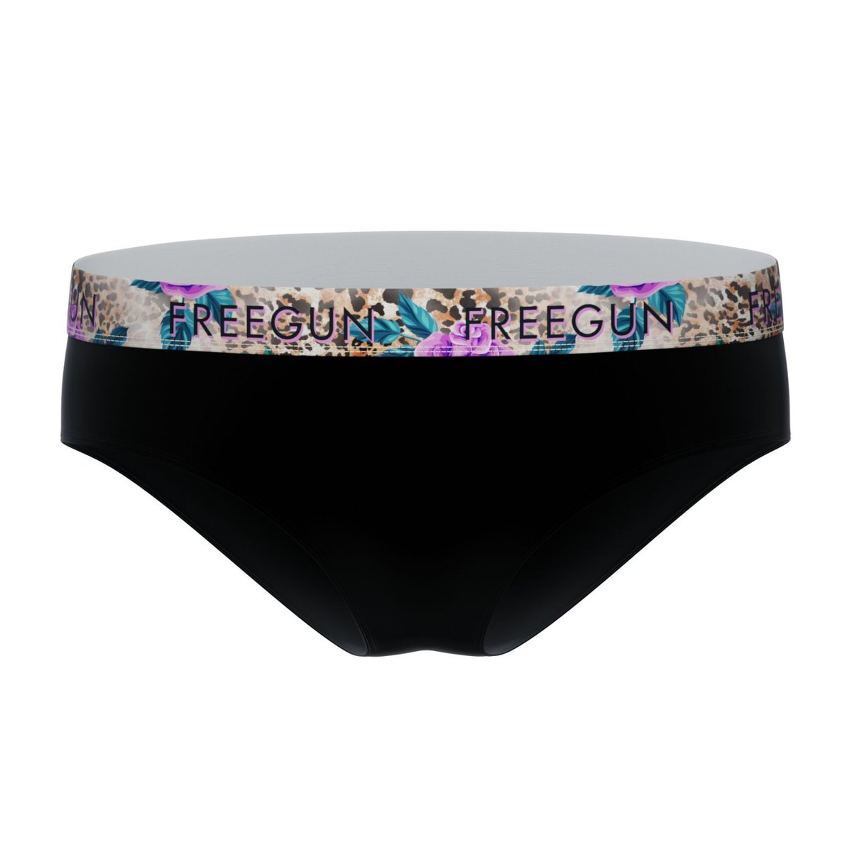 Lot De 3 Culottes Coton beige/turquoise/noir/rose, FREEGUN