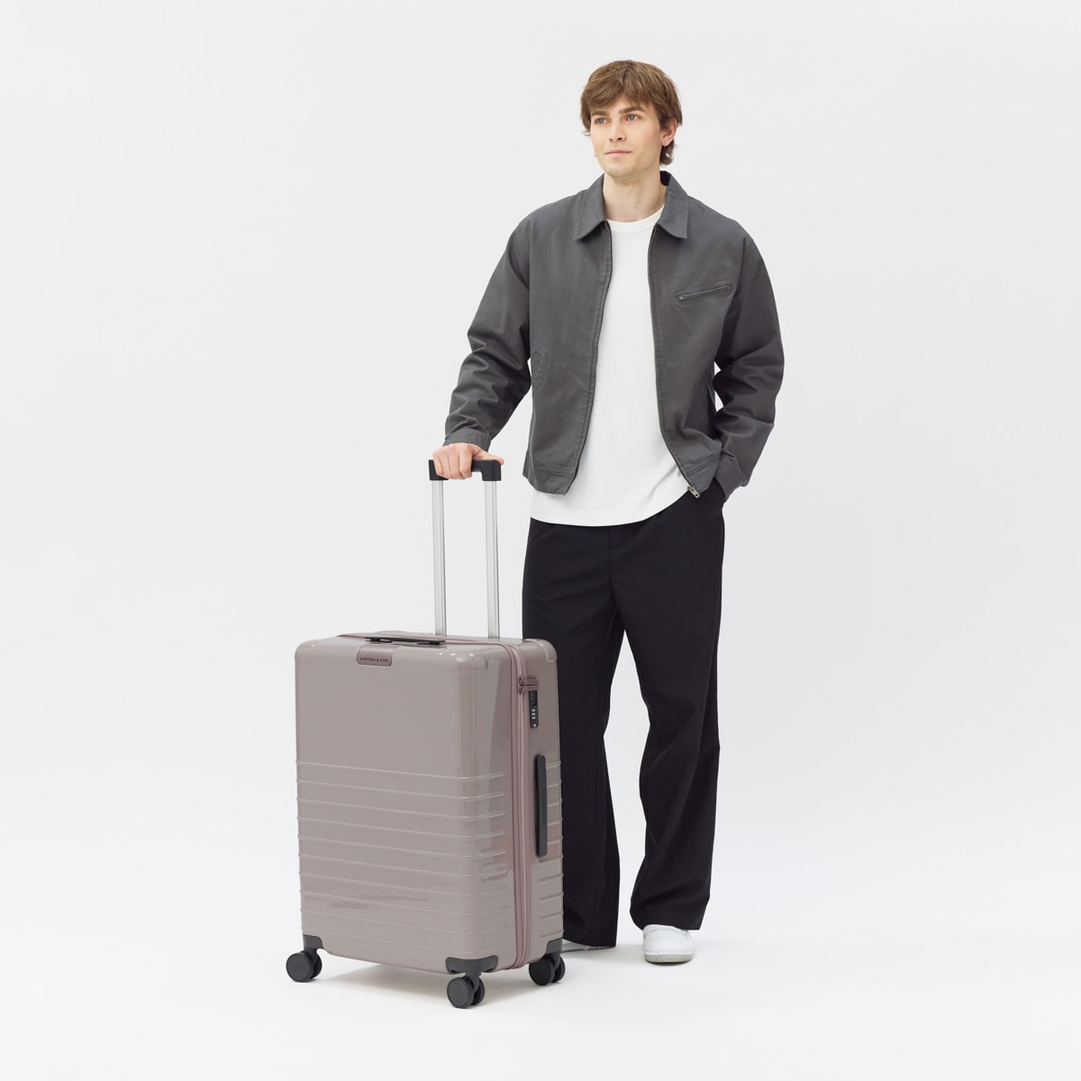 Valise HEATHROW CHECK-IN rose, KAPTEN & SON