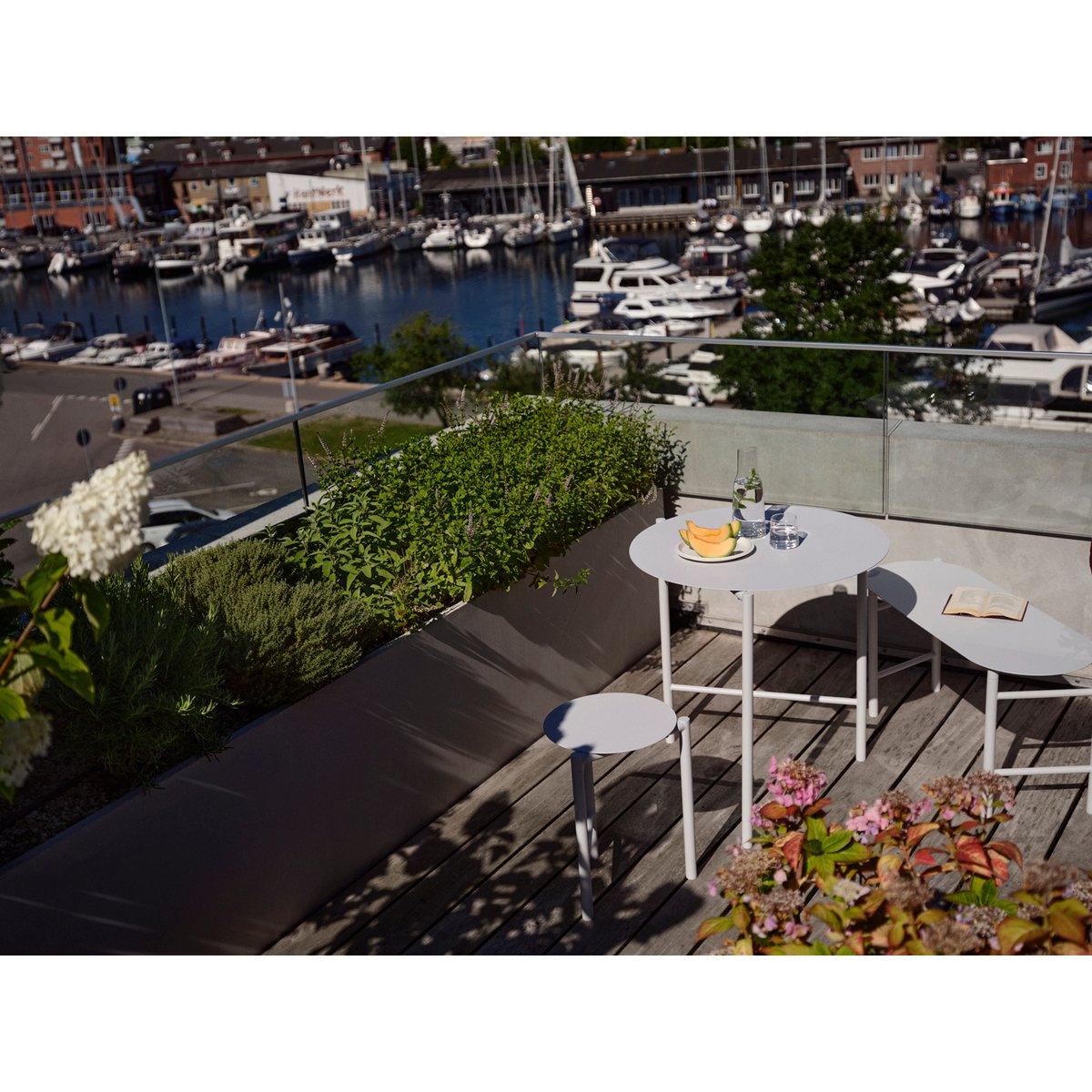 Table pliable DISC gris clair, ZONE DENMARK