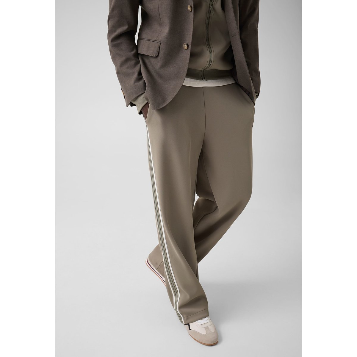 Joggers Avec Bande Latérale vert, GUESS