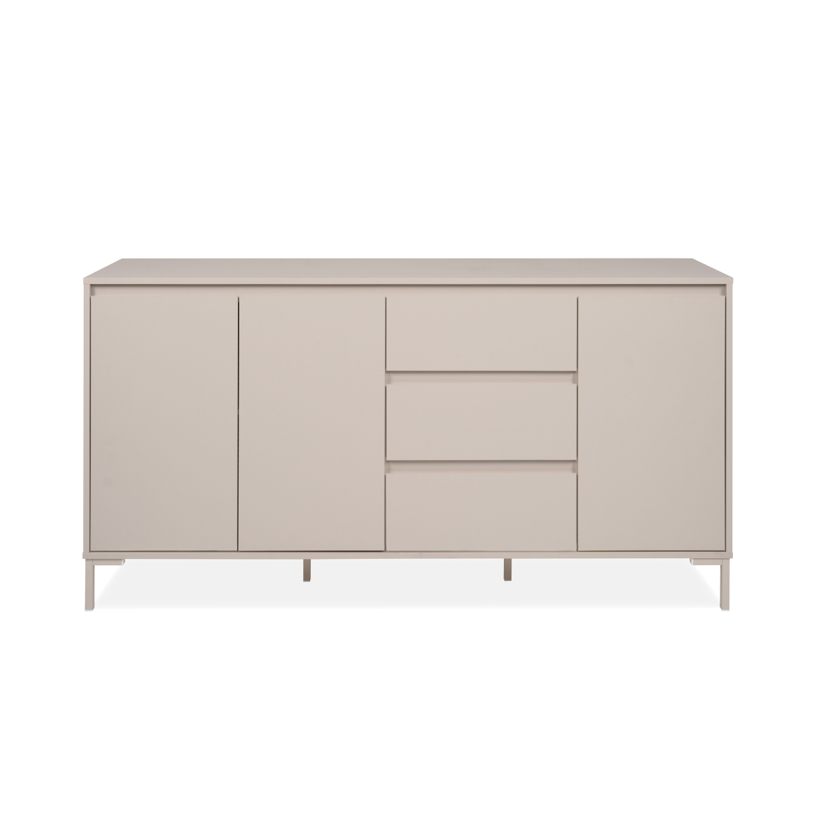 Buffet 3 portes et 3 tiroirs NERIO beige, CALICOSY