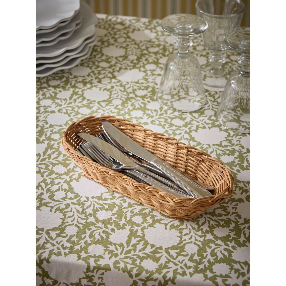 Panier de table en rotin - Taille S beige clair, CYRILLUS