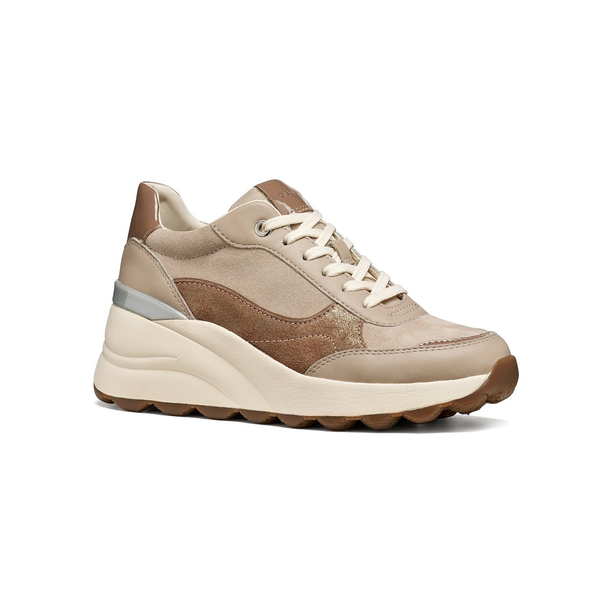 Baskets D SPHERICA EC13 beige/marron clair, GEOX