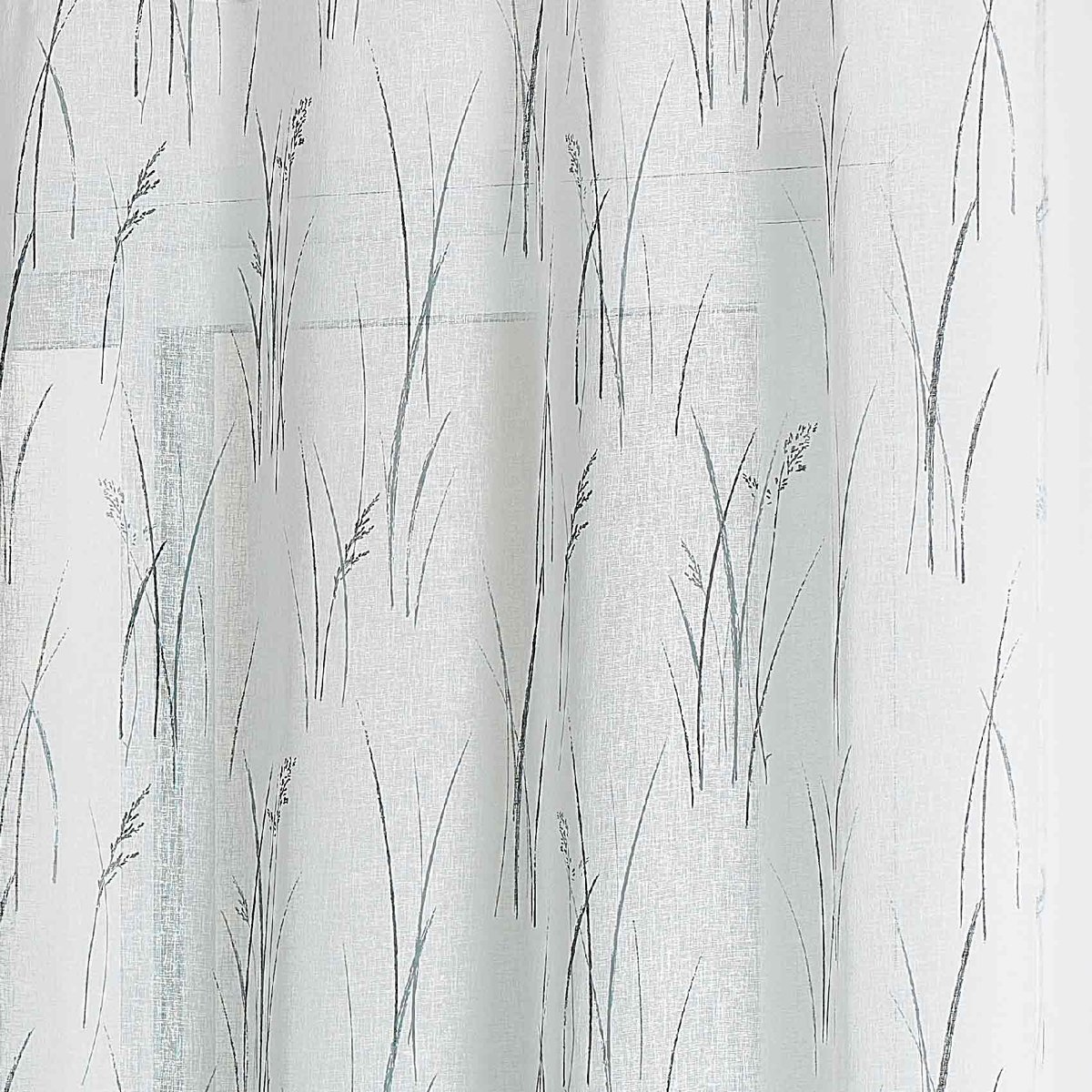 Voilage à l'esprit végétal - QABANE gris clair, HOME MAISON