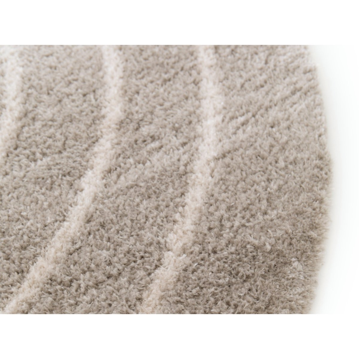 Tapis poils long style uni, YUNA taupe, BOBOCHIC