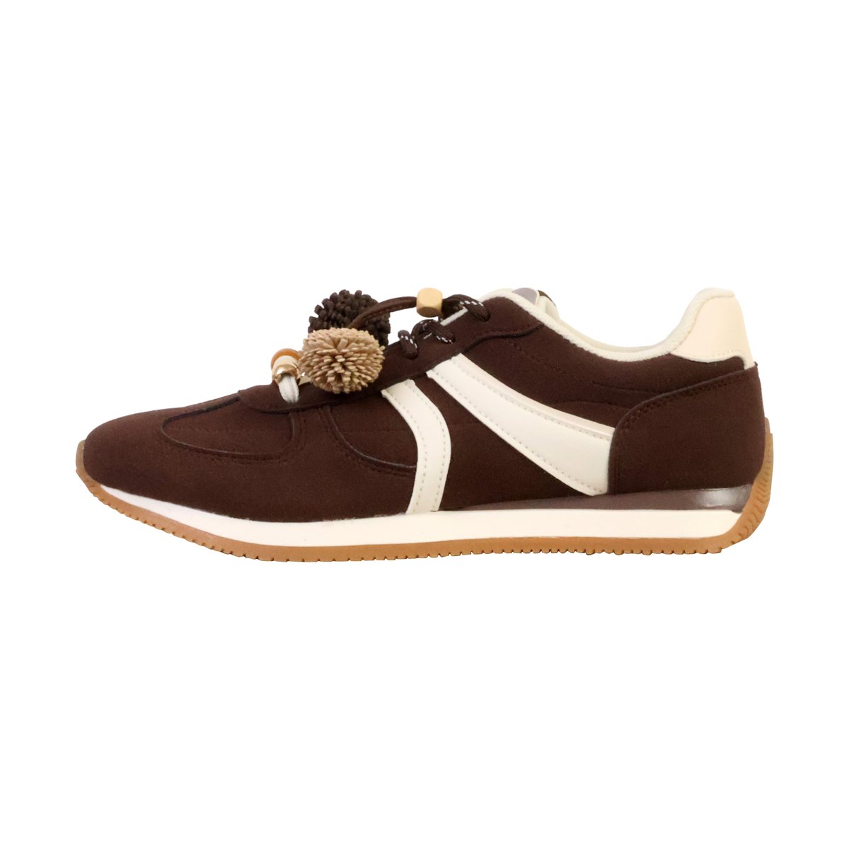 Basket à Lacets marron, ENZA NUCCI