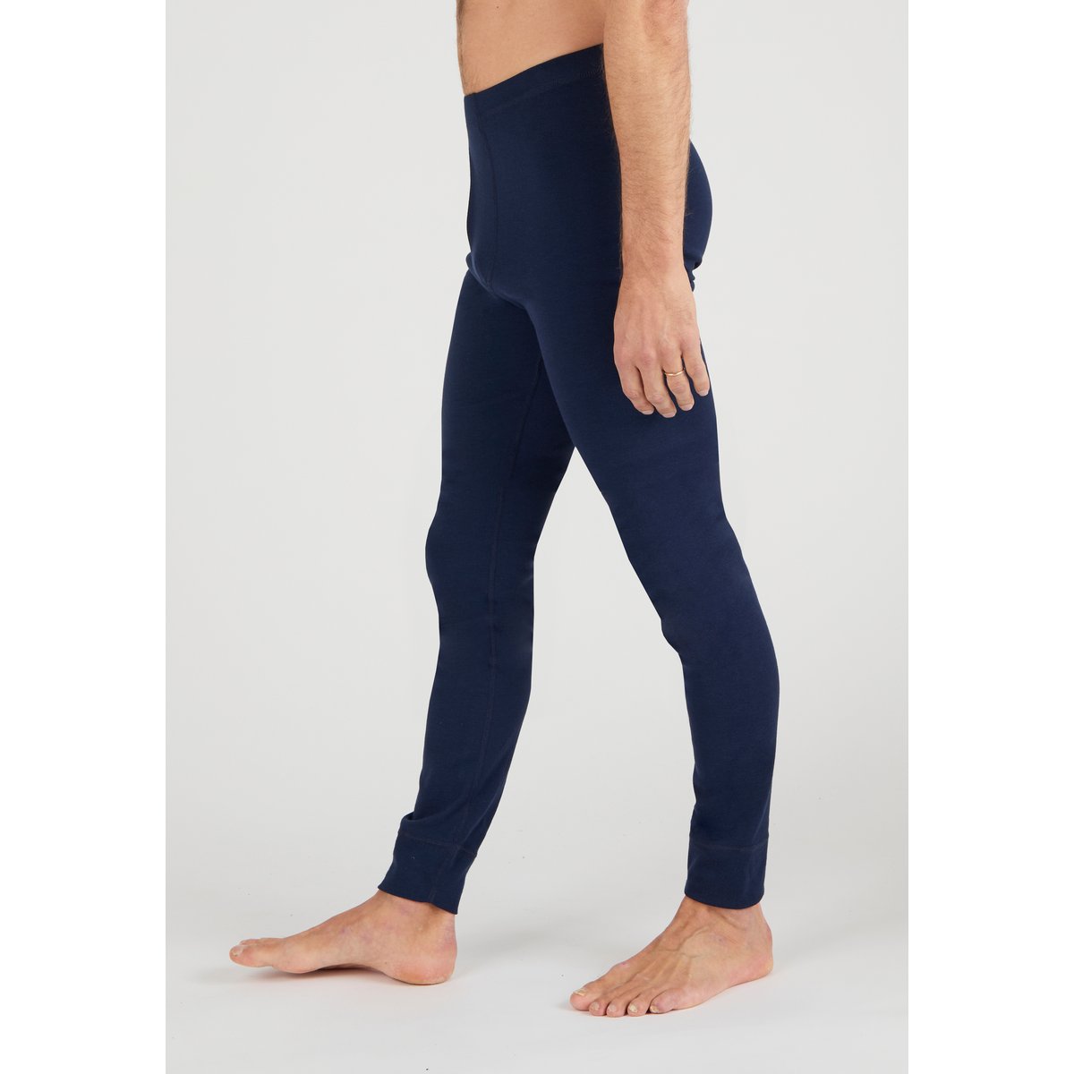 Caleçon ouvert Thermolactyl maille interlock - Standard bleu marine, DAMART