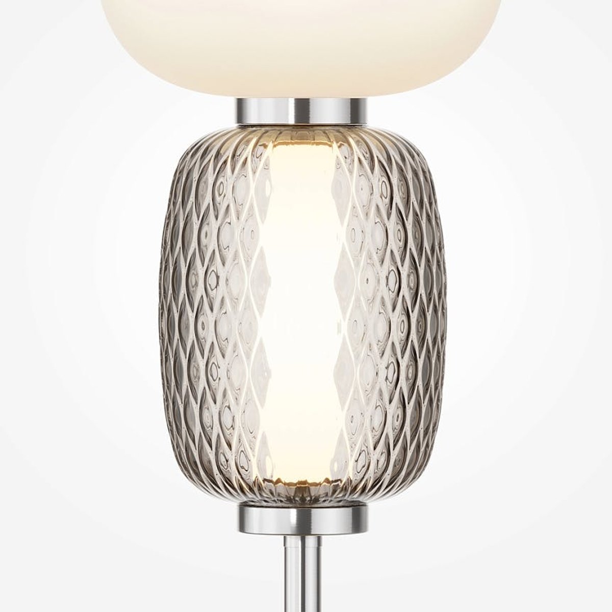 Lampe à poser bijoux chic SYCOMORE argenté, PIER IMPORT