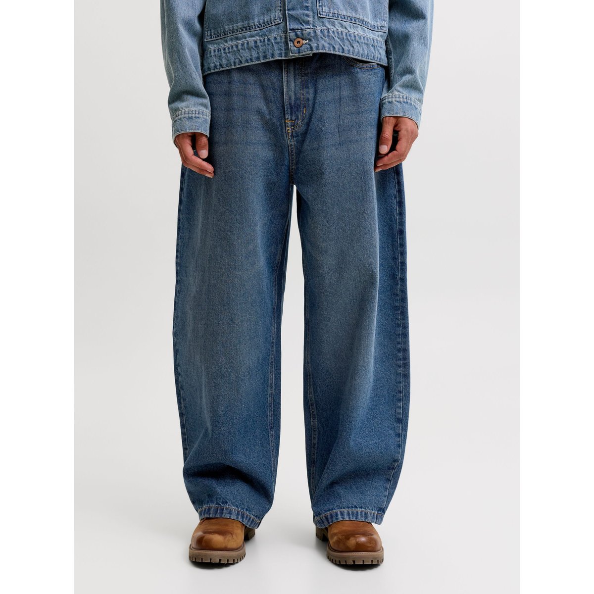 Jeans À Coupe Tonneau blue denim, JACK & JONES