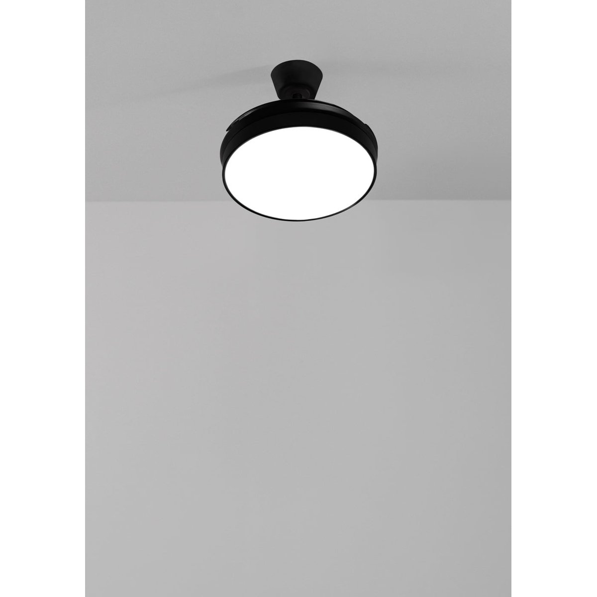 Ventilateur de plafond 40W avec lumière et télécommande WIND CLEAR noir/noir, CREATE