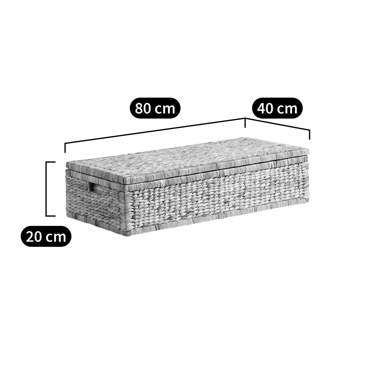 Cesto bajo cama, Lomopi natural, LA REDOUTE INTERIEURS