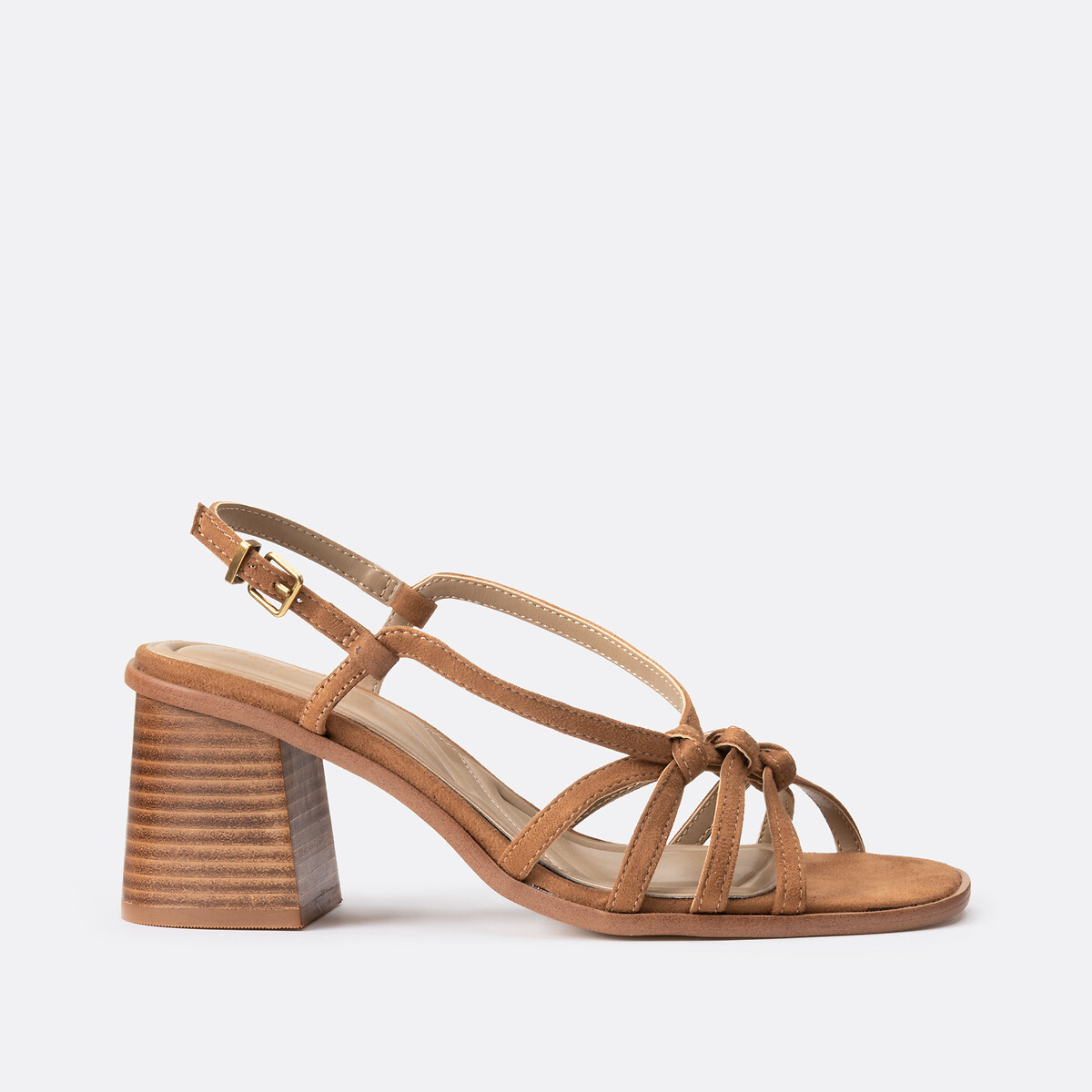 Zowi Heeled Sandals camel, PEPE JEANS
