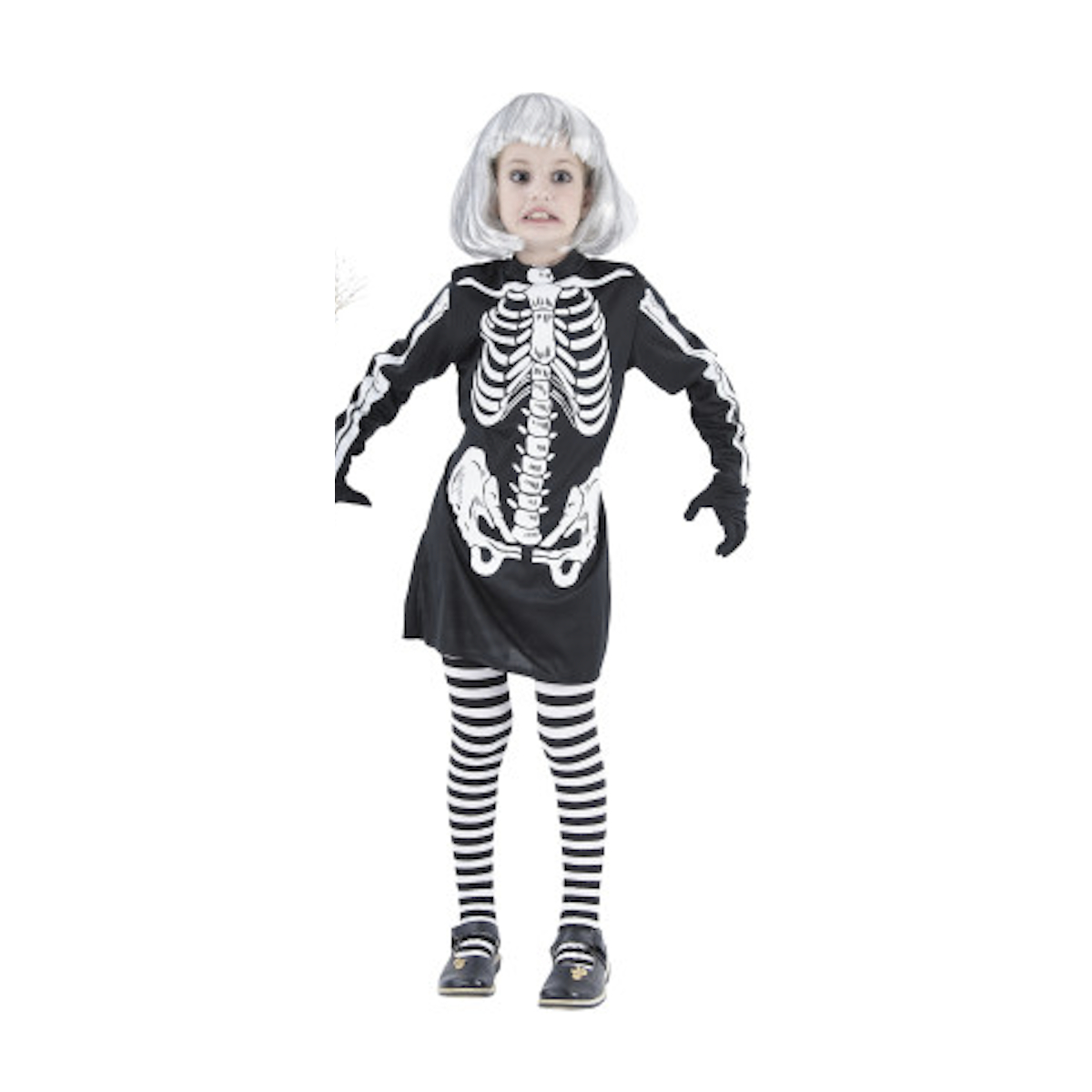 costume halloween squelette 10/12 ans couleur unique, PARTY PRO