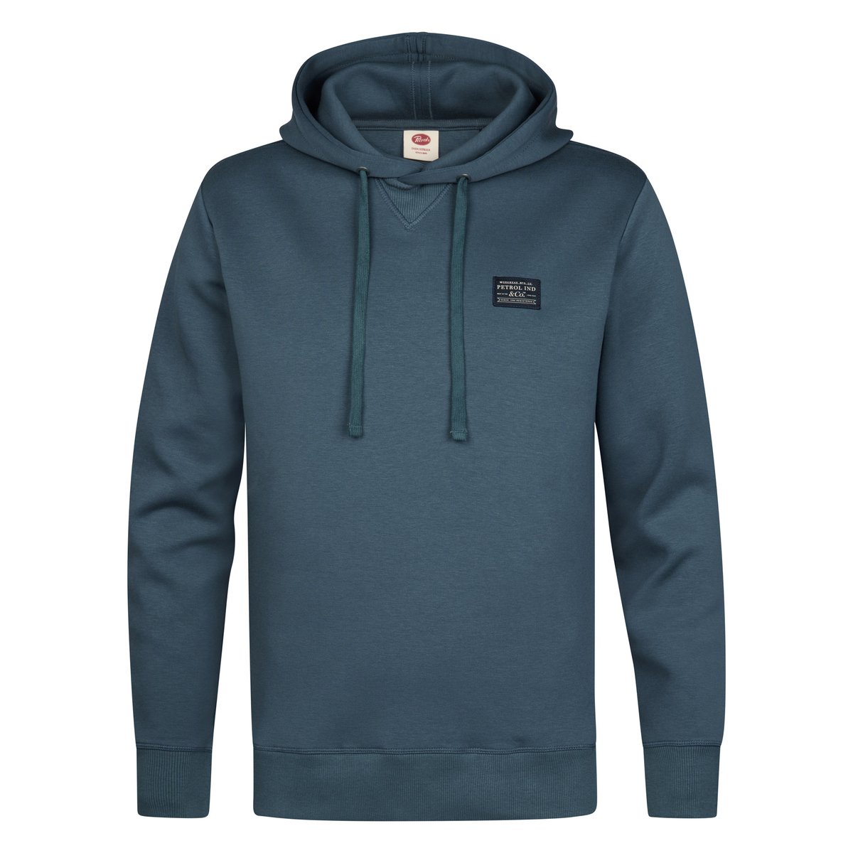 Sweat à capuche en scuba ashwood bleu storm blue, PETROL INDUSTRIES