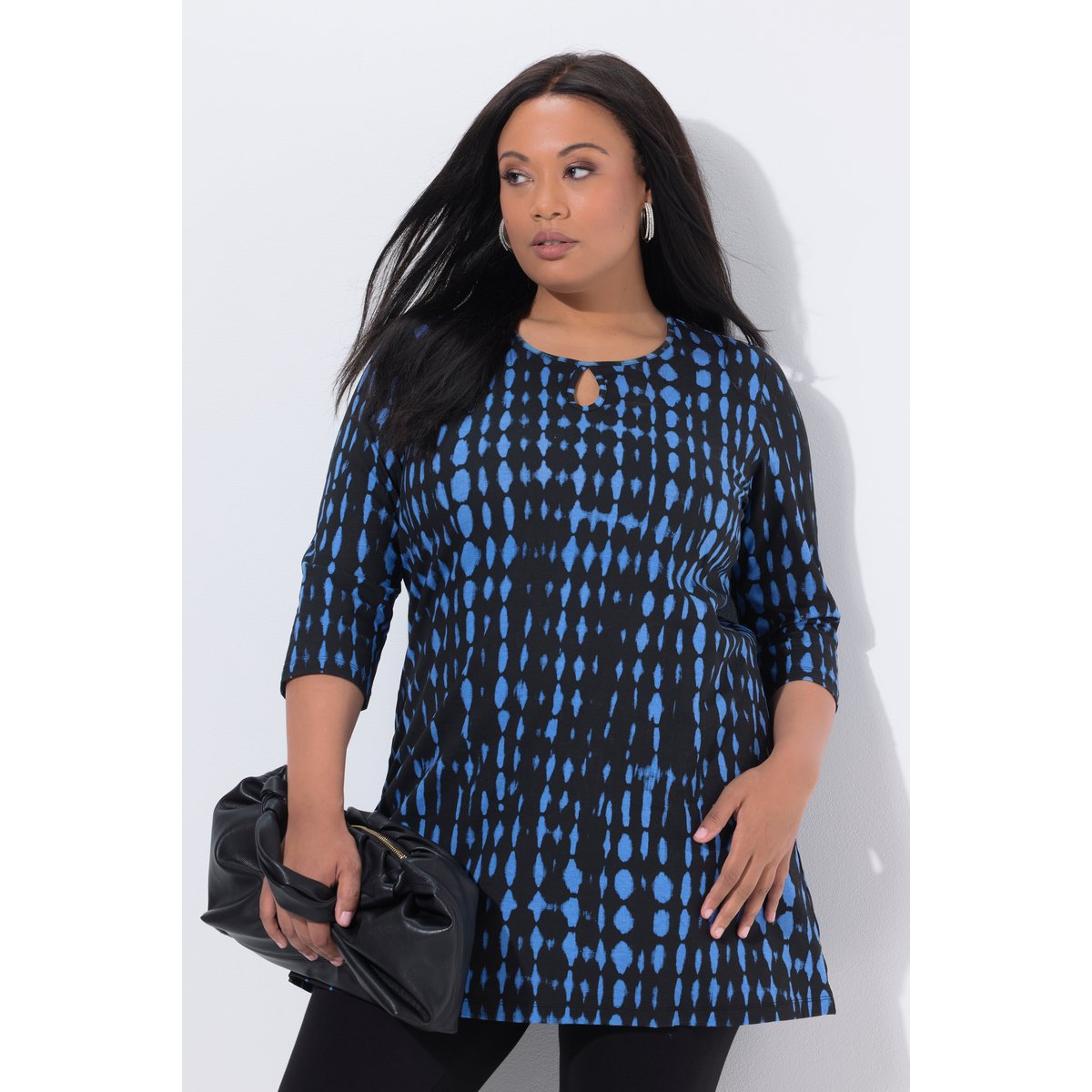 Blouse motif batik bleuet, ULLA POPKEN