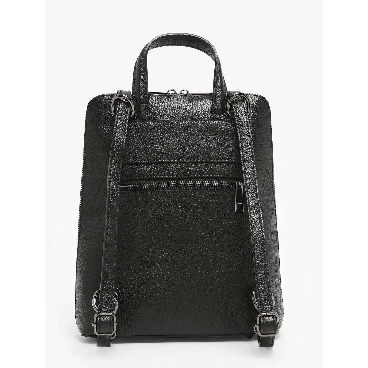 Sac à dos et épaule cuir nero, MILANO
