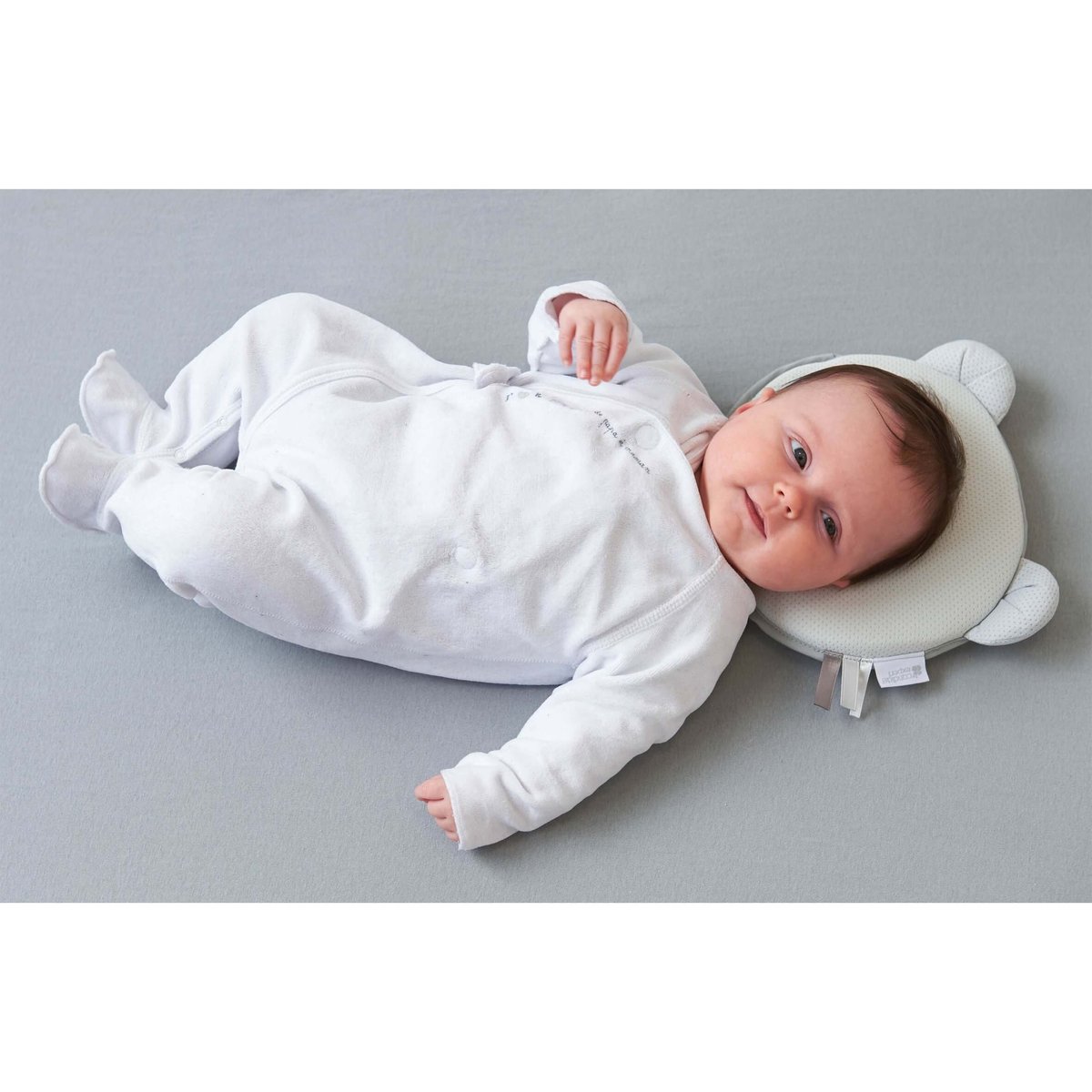 Cale tête bébé P'tit Panda Air+ gris, CANDIDE