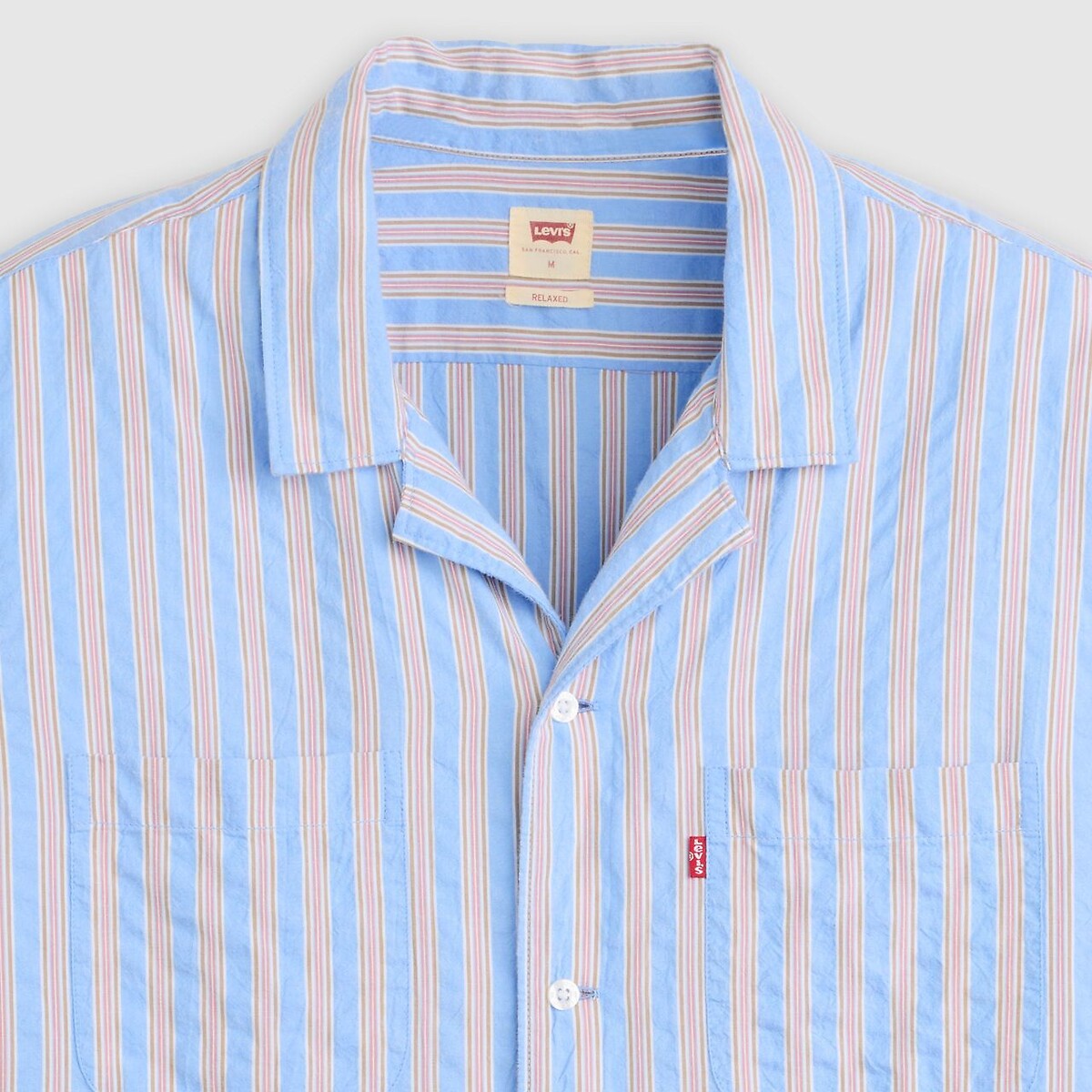 Camicia in seersucker blu, LEVI'S