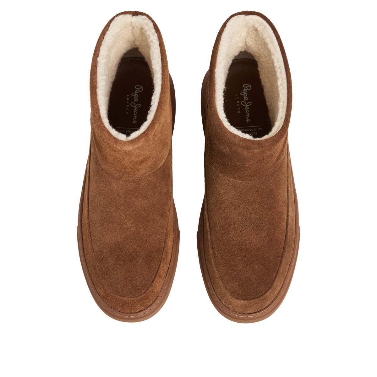 Bottines En Daim brun noix, PEPE JEANS
