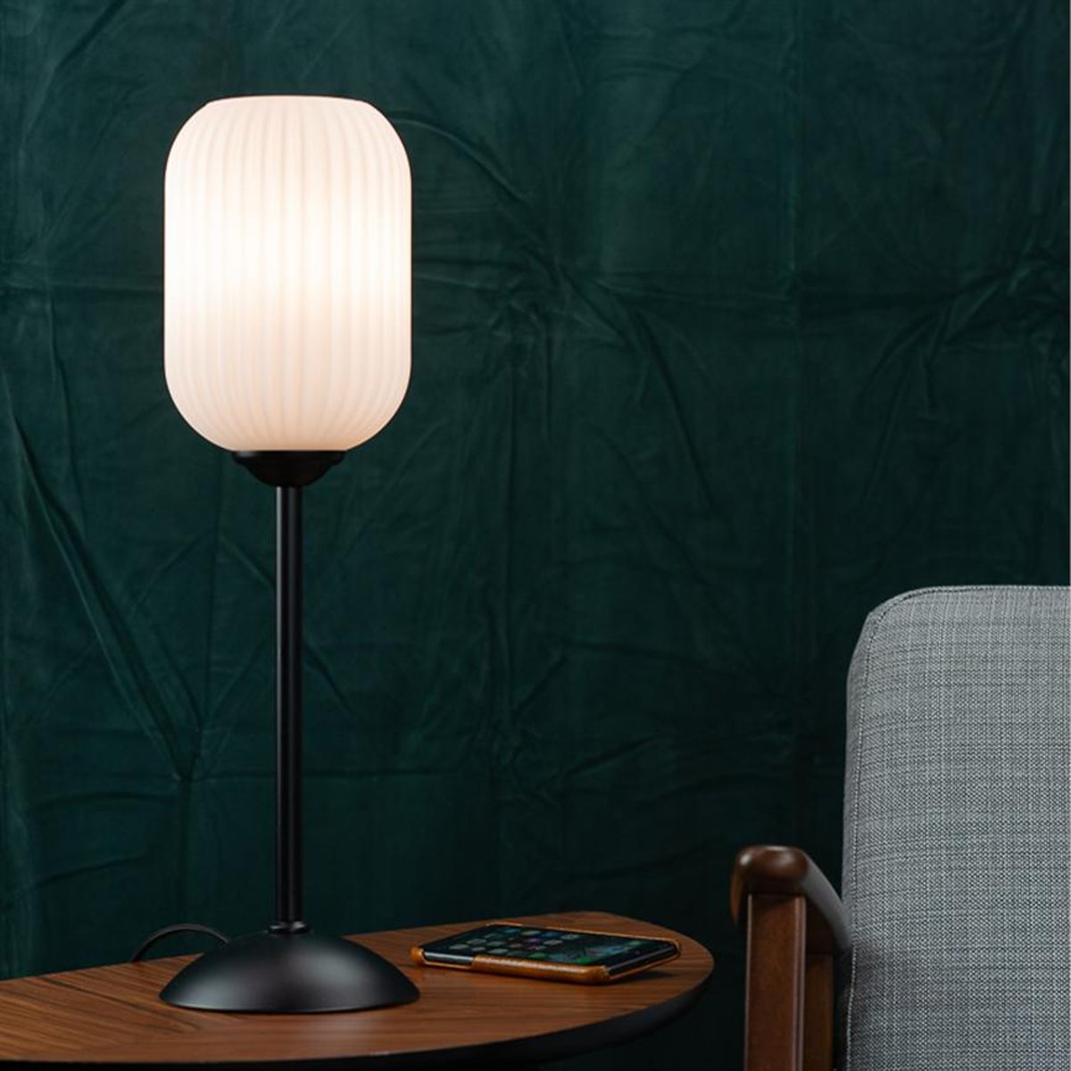 Lampe à poser RIFLET noir, DYBERG LARSEN