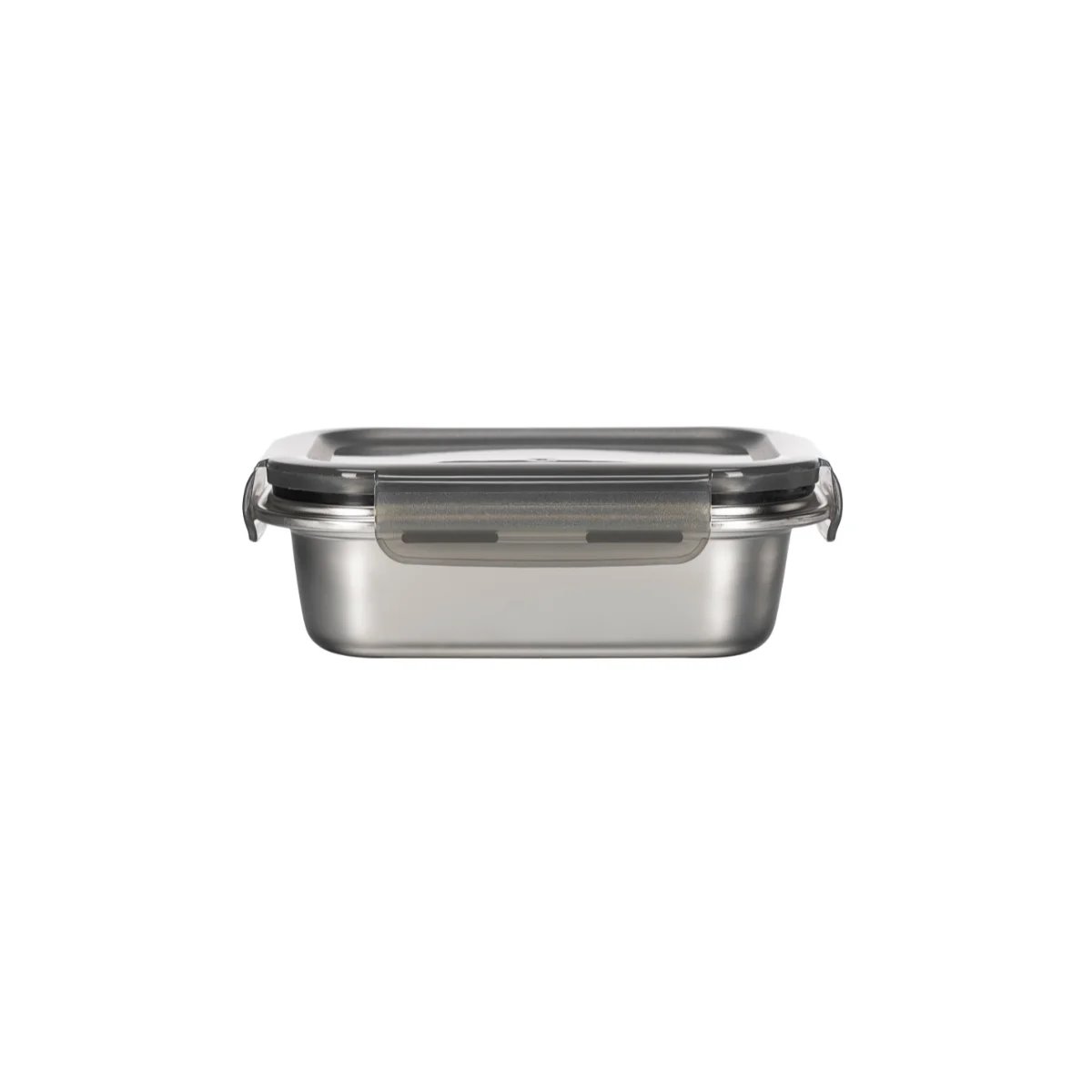 Lot de 5 boîtes rectangulaires en inox (650, 1300, 5000 ml) - Nomade argenté, LAGUIOLE CUISSON