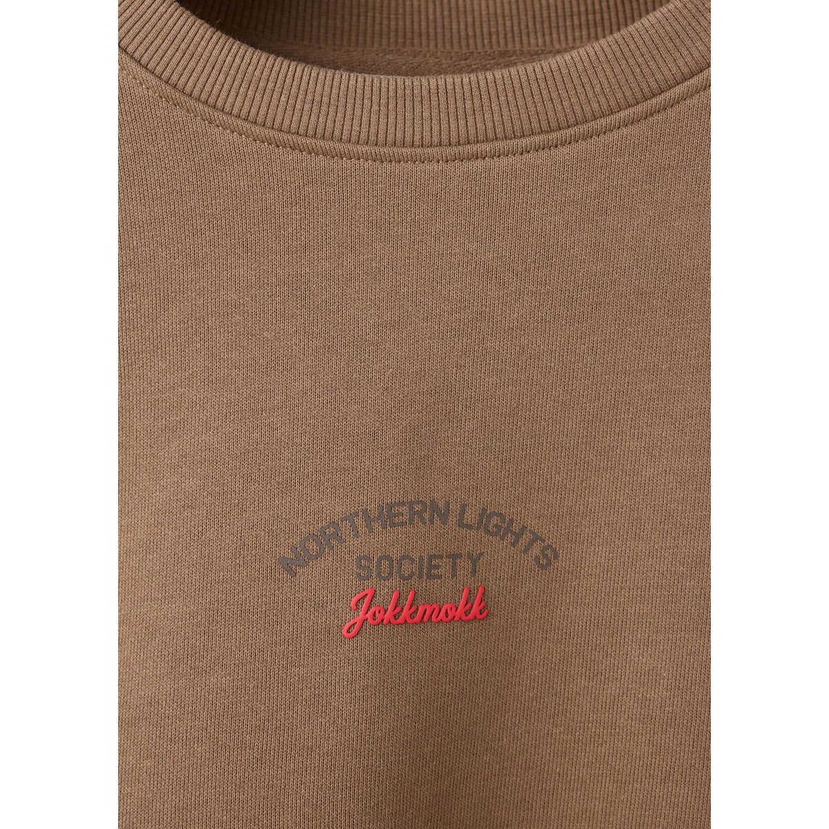 Sweat oversize inscription imprimée café, MANGO KIDS