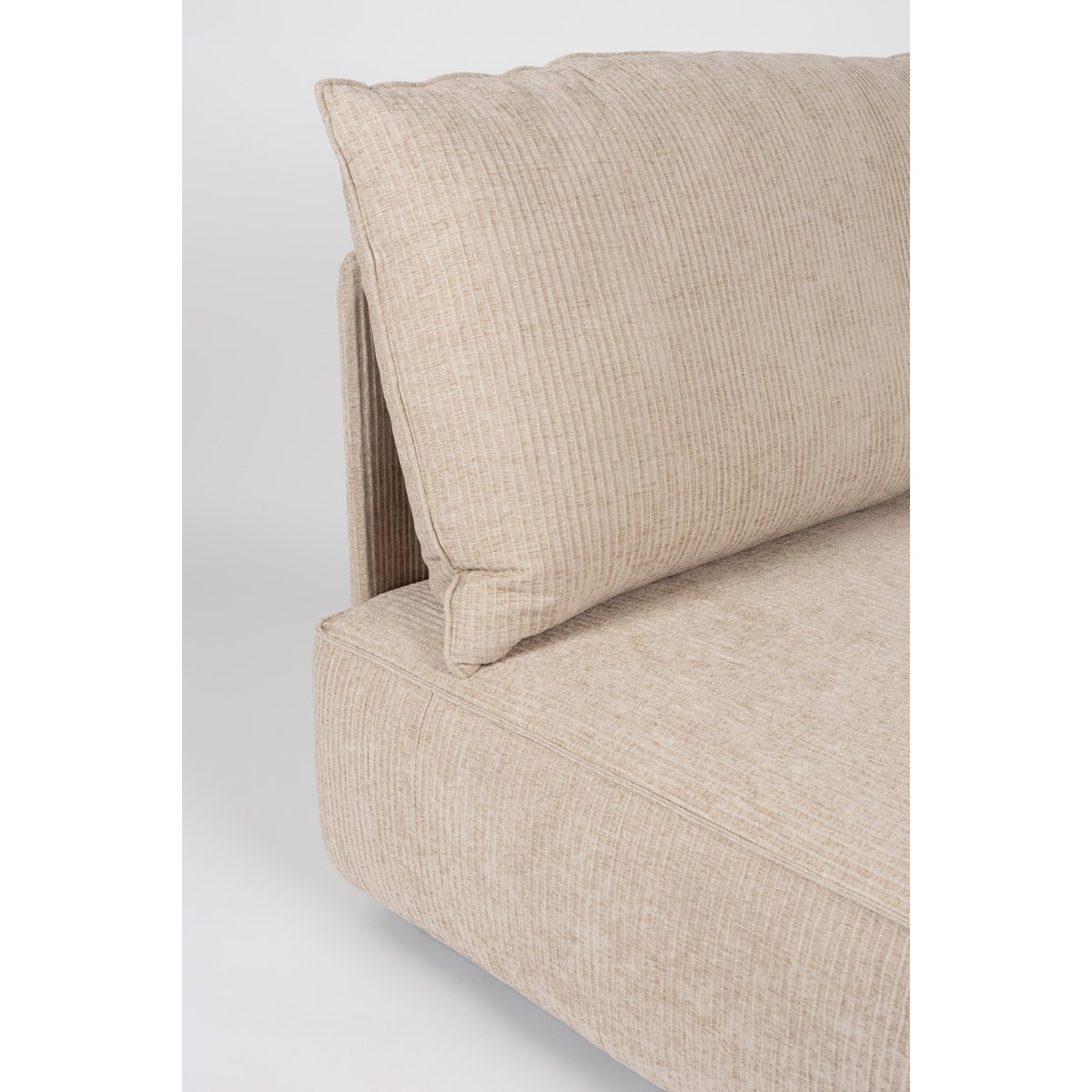 Canapé 5 places en tissu HUNTER beige, ZUIVER