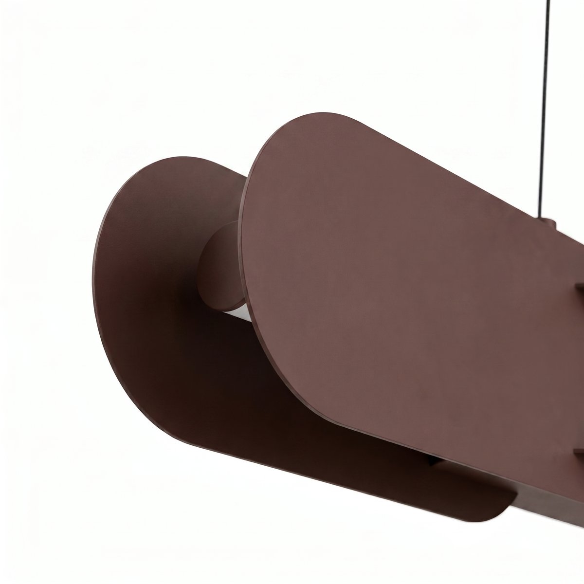 Suspension Acier Marron LED 1 Chain marron, EDEN