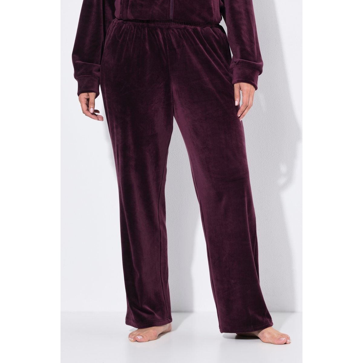 Pantalon d'intérieur en velours prune foncé, ULLA POPKEN