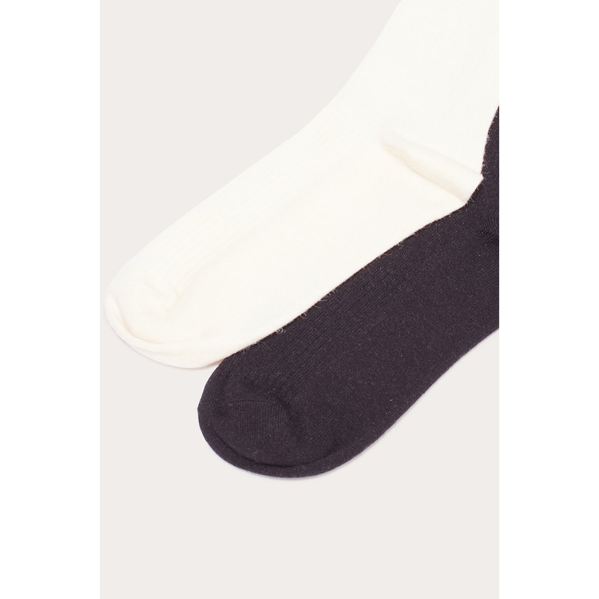 Lot de 2 paires de chaussettes ecru, CACHE CACHE