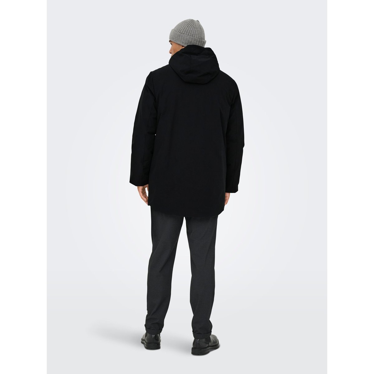 Parka Longue noire - black, ONLY & SONS