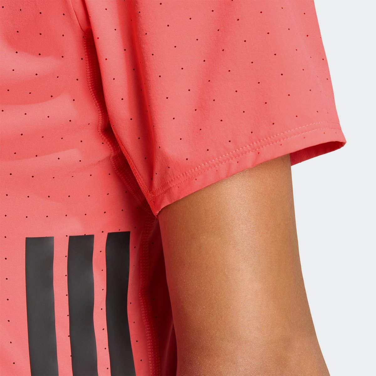 T-shirt de running, slim fit, ADIZERO semi turbo, adidas Performance