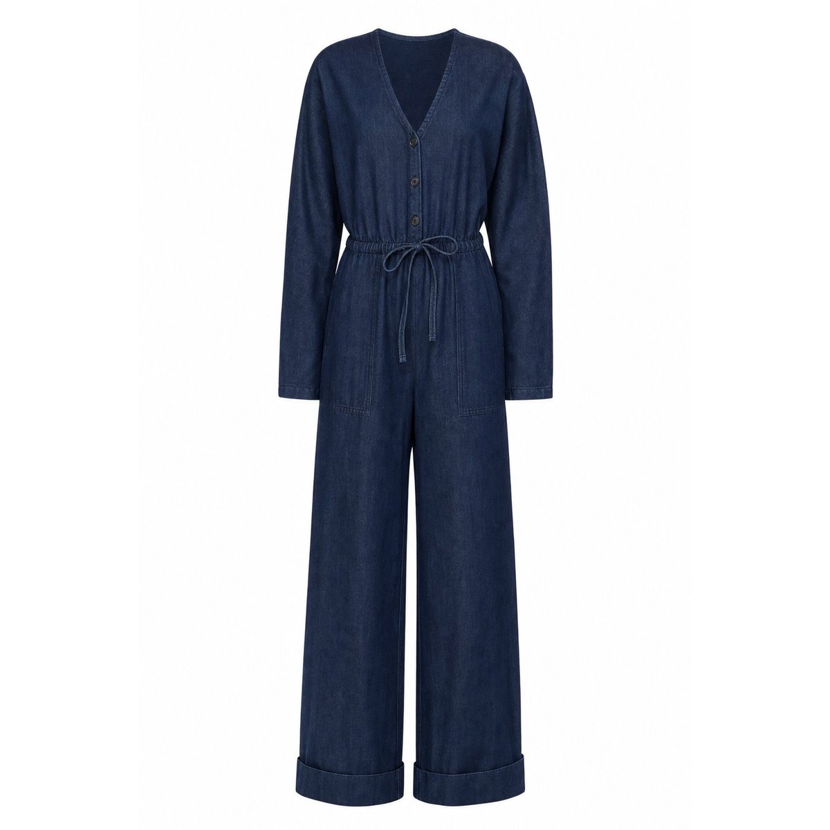 Combi-pantalon Jian en coton JIAN bleu marine, FRNCH