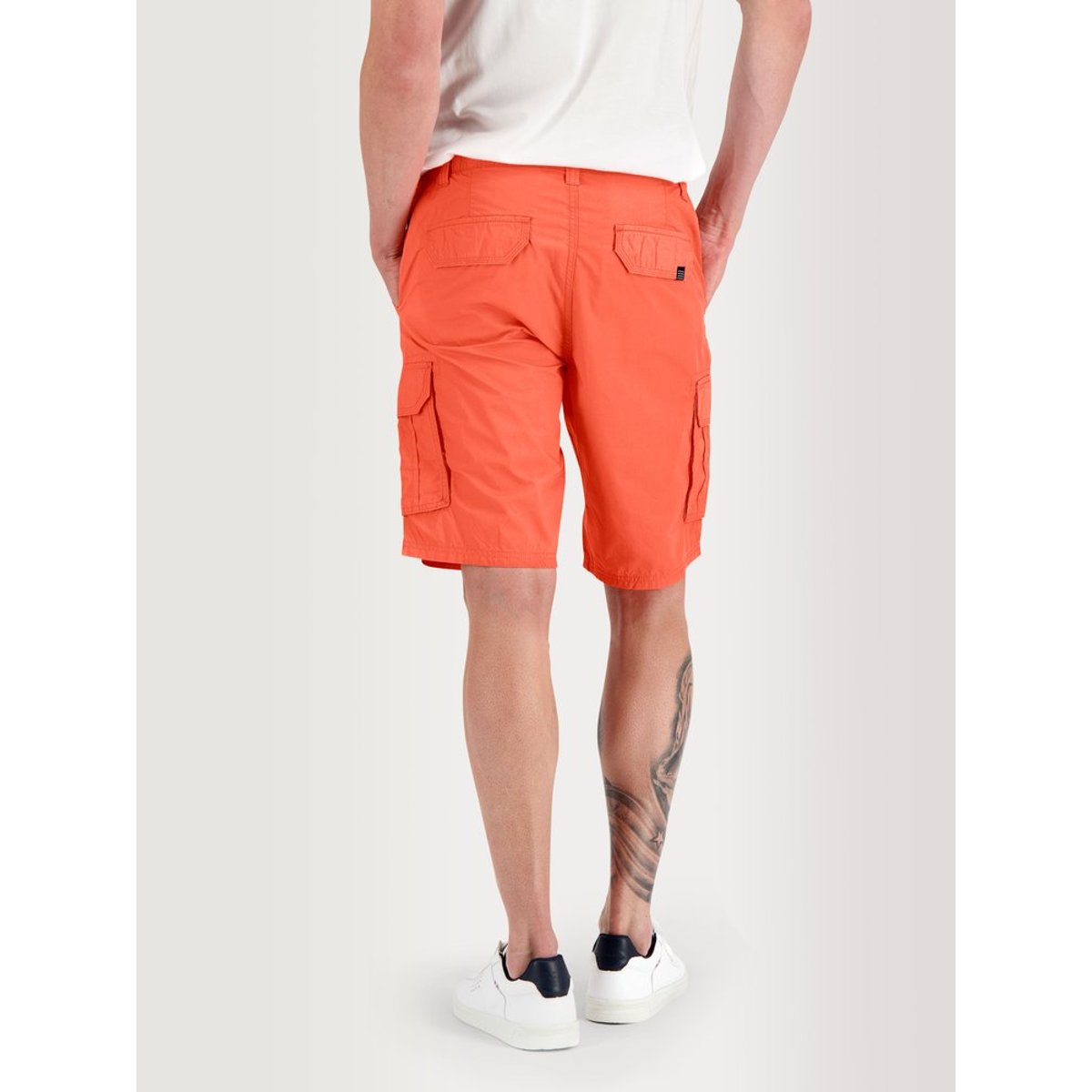 Bermuda ceinture semi-élastiquée avec passants VALENBER corail, TBS