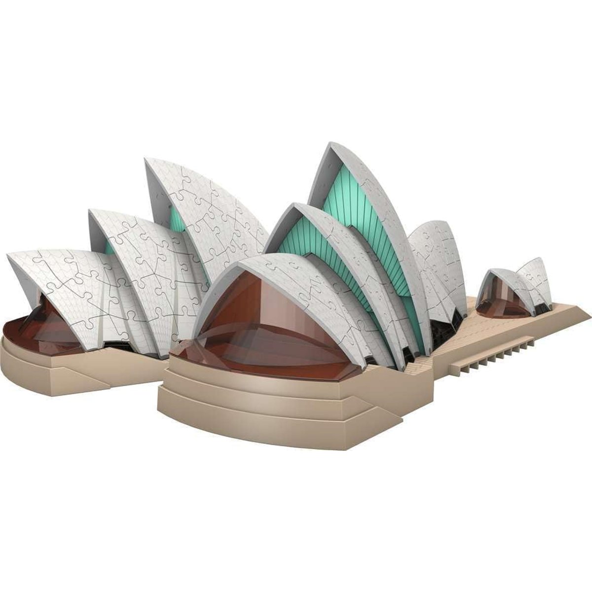 Puzzle 3D Building - Opéra de Sydney multicolore, RAVENSBURGER